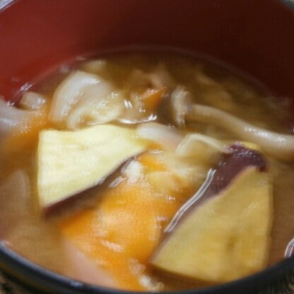 さつま芋が甘くて美味しかったです。ごちそう様でした(^▽^)